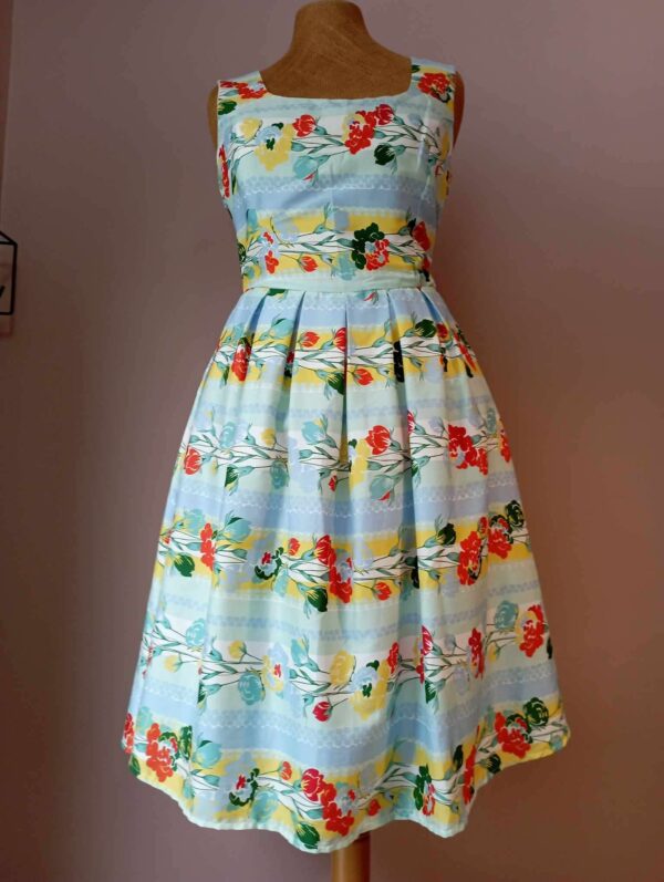 Vintage bloemenjurk